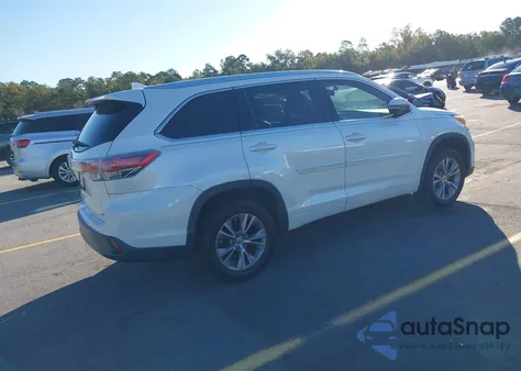 2014 Toyota Highlander Xle V6 from USA, damaged, VIN 5TDKKRFH2ES028570